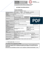 INFORME PSICOPEDAGOGICO Esquema