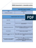 BSBINN502 Assessment 2 - Innovation System Pilot Project