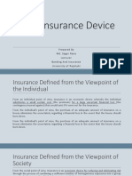 The Insurance Device