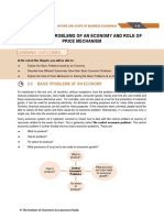 Unit 2: Basic Problems of An Economy and Role of Price Mechanism