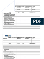 Prequalification Technical Evaluation Form