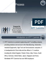 At KPIT Cummins: Recruitment Process