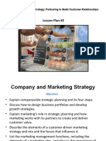 Fundamentals of Marketing Lesson Plan #2