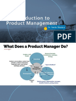Introduction To Product Management: Dr. Smita Sharma