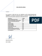 Declaración Jurada - Afecciones - Covid - 19