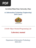 OOPL Lab Manual