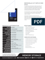 960GB Burst 2.5" SATA III SSD Drive