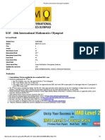 Result Card - Science Olympiad Foundation - Abhishek