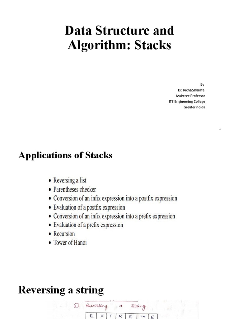Stacks in Action: Evaluating Postfix Expressions, Parenthesis Checking ...