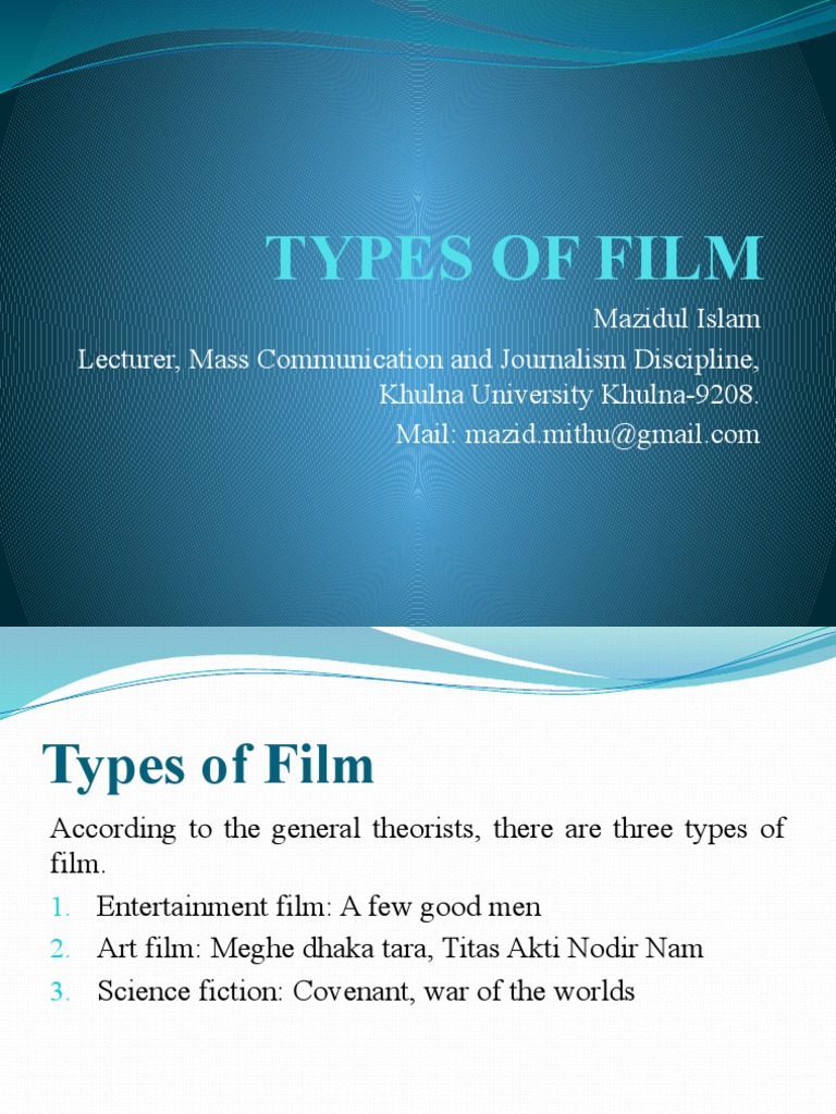 Types of Film: A Comprehensive Guide | PDF