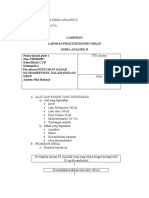 Laporan Praktikum Kimia Analisis Ii Inayah Putri S (F201901037) - C1 Farmasi
