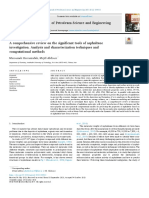 A Comprehensive Review On The Significant Tools of Asphaltene Investigation. Analysis and Characterization Techniques and Computational Methods