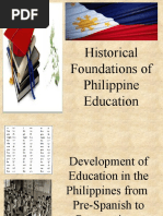 Foundations of Philippine Education History | PDF | Philippines ...