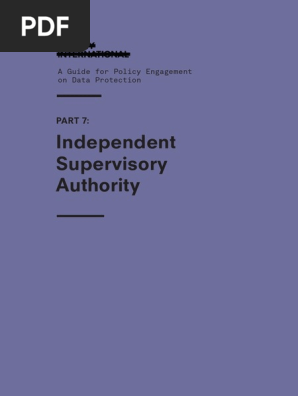 Part 7- Independent Supervisory Authority copy