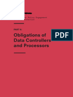 Part 6 - Obligations of Data Controller and Proccessors - 0