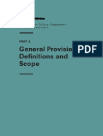 Part 2 - General Provisions, Definitions and Scope