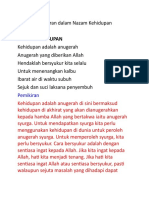 Analisis Pemikiran Dalam Nazam Kehidupan