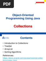 Object-Oriented Programming Using Java: Collections