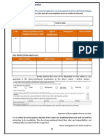 Proforma 1: Details of Persons/Invigilators On Examination Duty (&underatking)