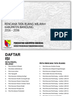 Badan Perencanaan Pembangunan Penelitian Dan Pengembangan Daerah Album Peta RT RW Rencana Tata Ruang Wilayah Kabupaten Bandung 2016 2036
