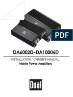 DA6002D-DA10004D: Installation / Owner'S Manual