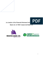 An Analysis of The Financial Statement Between Meghna Bank Ltd. & NRB Commercial Bank LTD