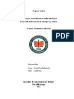 Cover Proposal Perancangan Sistem Informasi Elektronik Rapor Pada SMK Muhammadiyah 3 Tangerang Selatan
