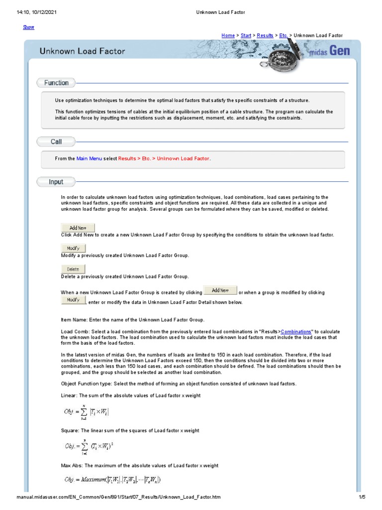 Unknown Load Factor-En | Download Free PDF | Mathematical Optimization ...