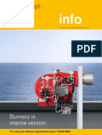 Burners in Marine Version: For Ship and Offshore Applications Up To 75,000 MBH