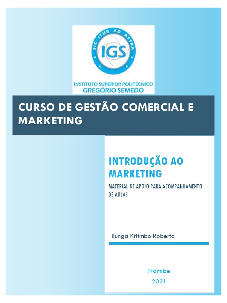 Introdução ao Marketing e Suas Necessidades | PDF | Marketing | Mercado ...