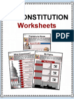 Sample US Constitution Worksheets