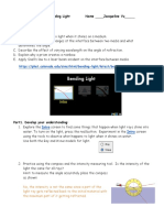 Lab 10 Optics Intro - Bending Light Name - Jacqueline Vu - Lab Goals