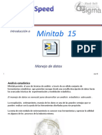 Introducción a Minitab 15 y su manejo de datos