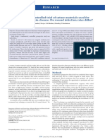 A Randomised Controlled Trial of Suture Materials Used For Caesarean Section Skin Closure: Do Wound Infection Rates Differ?