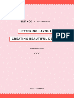 Lettering Layouts: Creating Beautiful Designs: Kiley Bennett X
