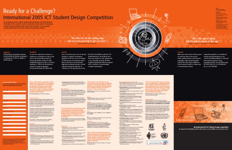 2005 ICT Design Competition for Students | PDF | Information And ...