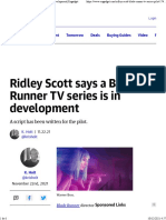 Ridley Scott Says A Blade Runner TV Series Is in Development Engadget