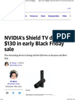 NVIDIA Shield TV $130 Black Friday Deal