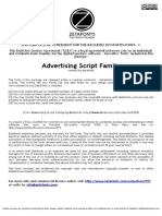 Advertising Script Family (CC by-NC)License