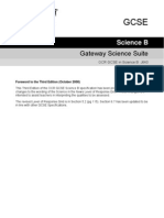 Science B Specification - B1B2C1C2P1P2