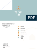 Brook Real Estate Marketing Presentation