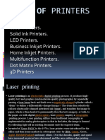 Types of Printers