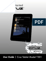 Getting Started: User Guide - Cruz Tablet Model T301