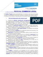 Propuestas PP Comercio Local