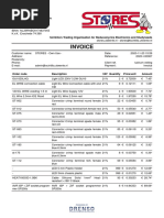 Invoice: Scintilla's Trading Organisation For Reduced-Price Electronics and Studyneeds