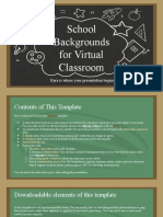 School Backgrounds for Virtual Classroom by Slidesgo