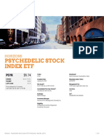 Psychedelic Stock Index Etf: Horizons