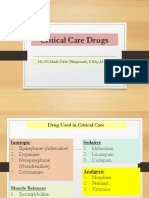 Critical Care Drugs 1