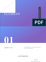 Element PowerPoint Template Light