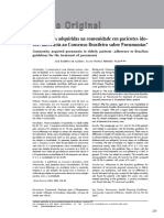 Pneumonias Adquiridas Na Comunidade em Pacientes Idosos